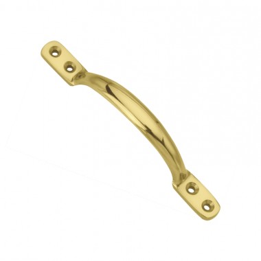 Sash Handle 125mm Polished Brass