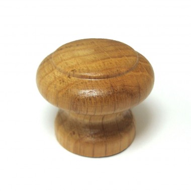 Medium Oak Cabinet Knob 35mm Wooden