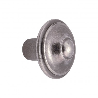Pointed Cabinet Knob 30mm Antique Pewter