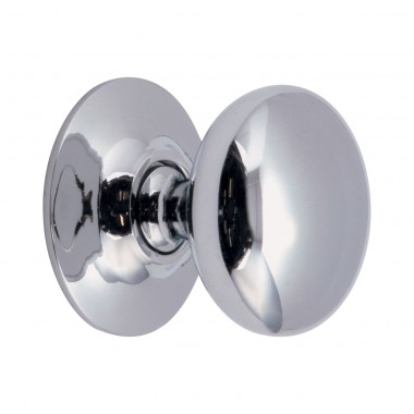 Round Cabinet Knob 30mm Chrome Plated