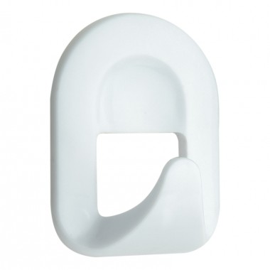 Self Adhesive Jumbo Hook White