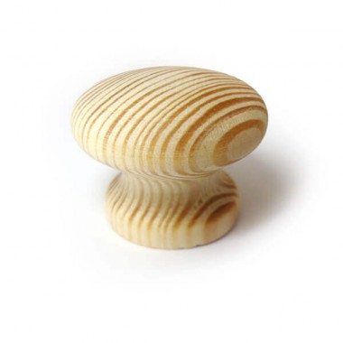 Pine Ring Cabinet Knob 40mm - FSC Wood