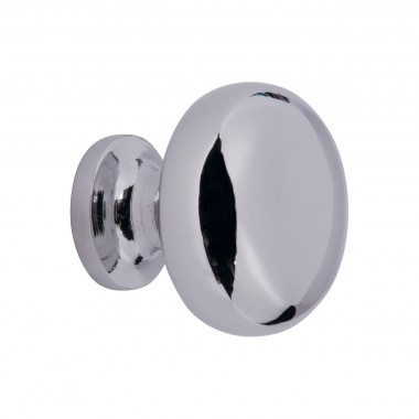 Round Cabinet Knob 30mm Chrome
