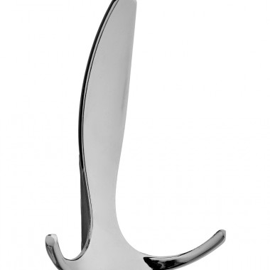 Modern Triple Concealed Hook Polished Chrome - 100mm