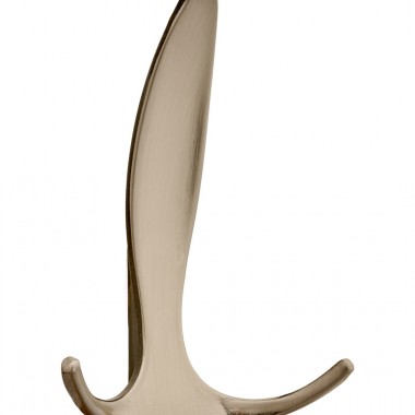 Modern Triple Concealed Hook Brushed Satin Nickel - 100mm