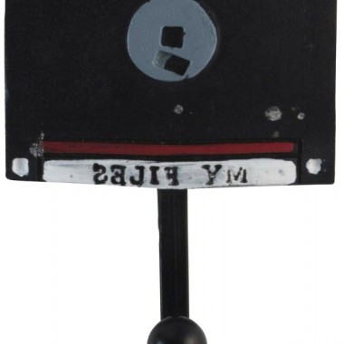 Handmade Floppy Disk Retro Design Coat Hook