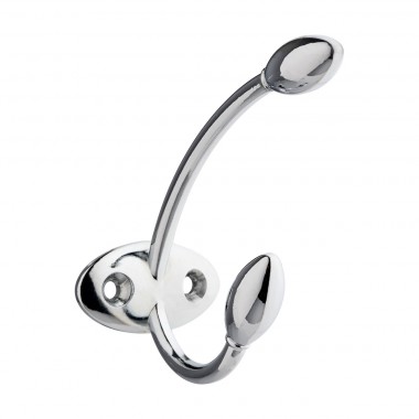 Petals Hat & Coat Hook - Polished Chrome
