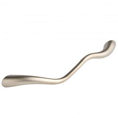 Squiggle Pull Cabinet Handle 96mm Matt Nickel