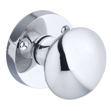 Victorian Mortice Door Knob - Chrome
